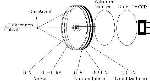 Prinzip des 2D-Detektors